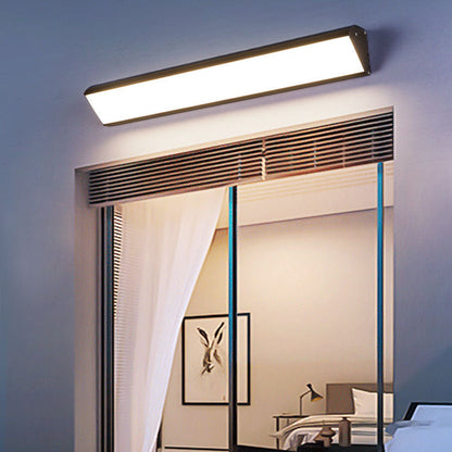 Rectangular Aluminum PC Waterproof LED Wall Sconce Lamp