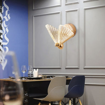 Creative Zinc Alloy Acrylic Butterfly LED Wall Sconce Lamp