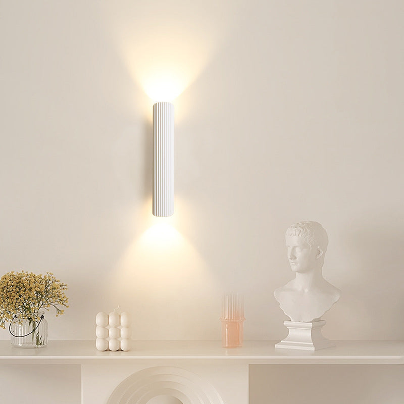 Simplicity Aluminum Roman Column Strip LED Wall Sconce Lamp