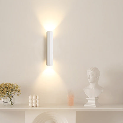 Simplicity Aluminum Roman Column Strip LED Wall Sconce Lamp
