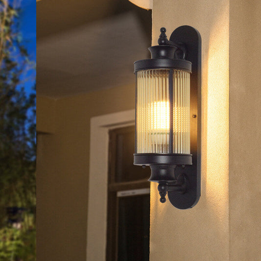 Chinese Iron Outdoor Waterproof 1-Light Wall Sconce Lamp