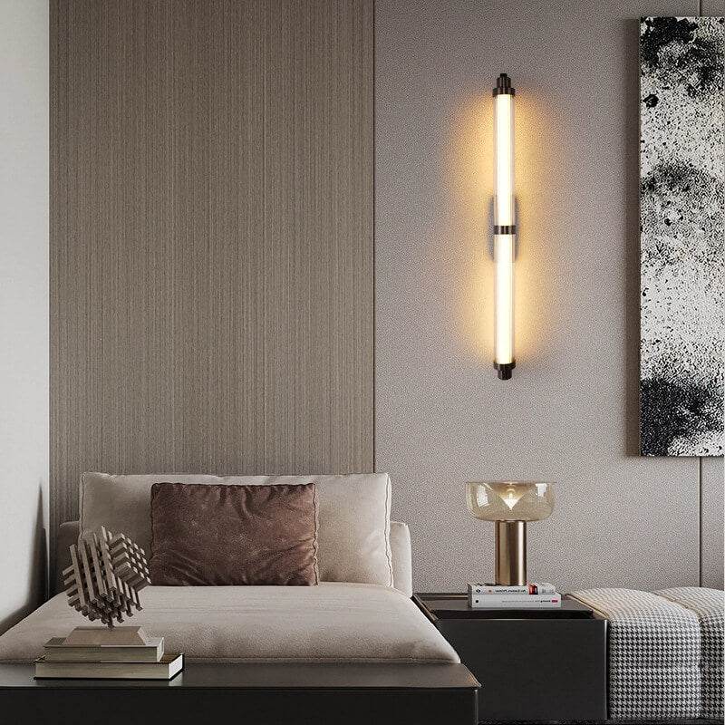 Scandinavian Stainless Steel Acrylic LED Wall Sconce Lamp