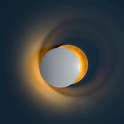 Modern Simplicity Alloy Round LED Wall Sconce Lamp