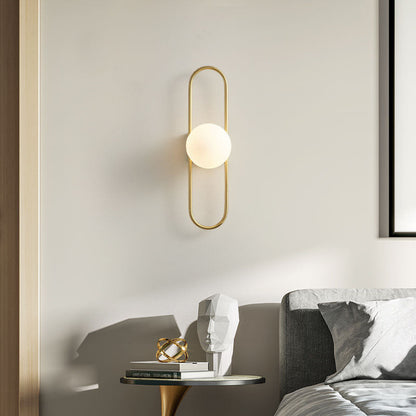Nordic All-Copper Balls 1-Light Wall Sconce Lamp