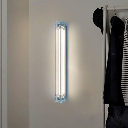 Industrial Style Simple Glass Strip LED Wall Sconce Lamp