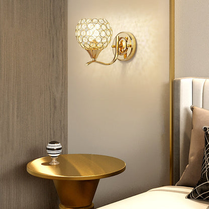 Creative Crystal Ball 1- Light Wall Sconce Lamp