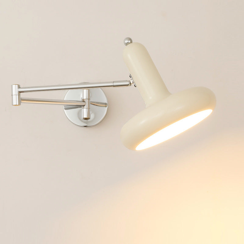 Scandinavian Adjustable Arm 1-Light Wall Sconce Lamp
