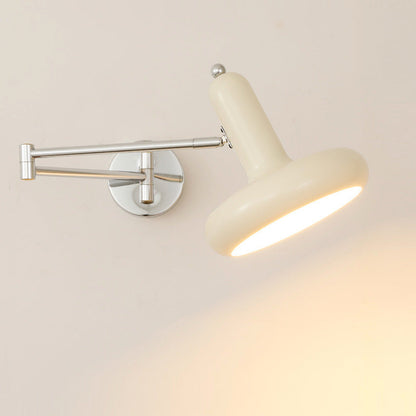 Scandinavian Adjustable Arm 1-Light Wall Sconce Lamp