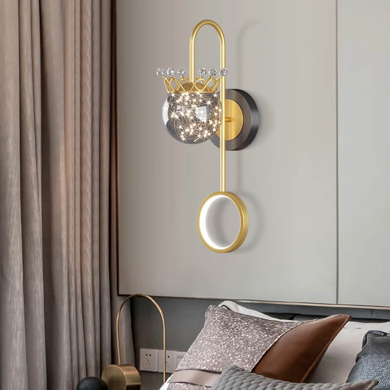 Creative Iron Aluminum Balls LED Wall Sconce Lamp
