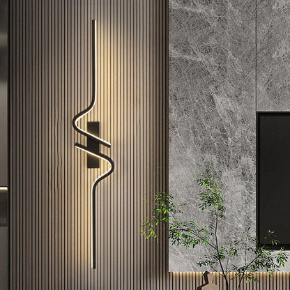 Creative Strip Aluminum Silicon Gel LED Wall Sconce Lamp