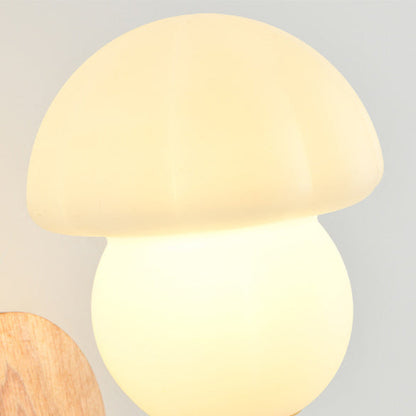 Scandinavian Shade Wooden Frame 1-Light Wall Sconce Lamp