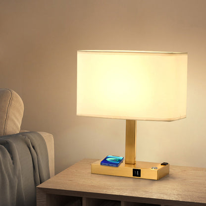 Modern Rectangular Iron Table Lamp