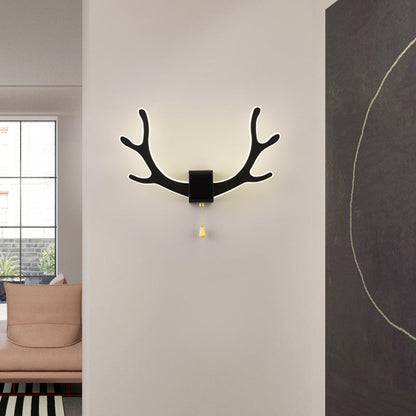 Acrylic Nordic Creative Antler Shape LED Wall Sconce Lamp