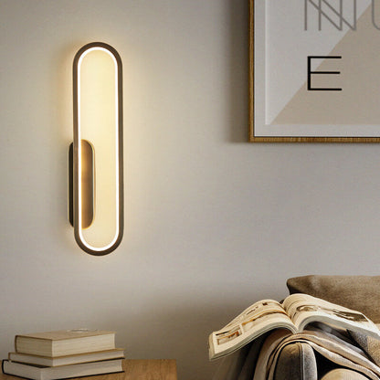Industrial All Copper Oval Design LED Wall Sconce Lamp