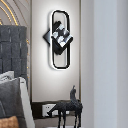 Rectangle Square Aluminum Acrylic LED Wall Sconce Lamp