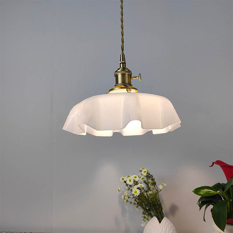 Traditional Petal Pendant Light