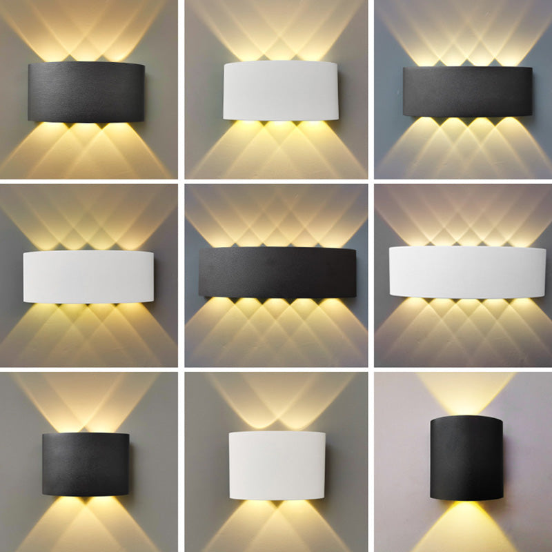 Waterproof Aluminium Iron Acrylic LED Wall Sconce Lamp