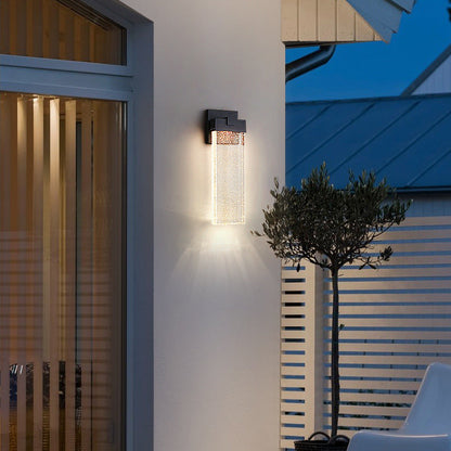 Simplicity Crystal Rectangular LED Wall Sconce Lamp