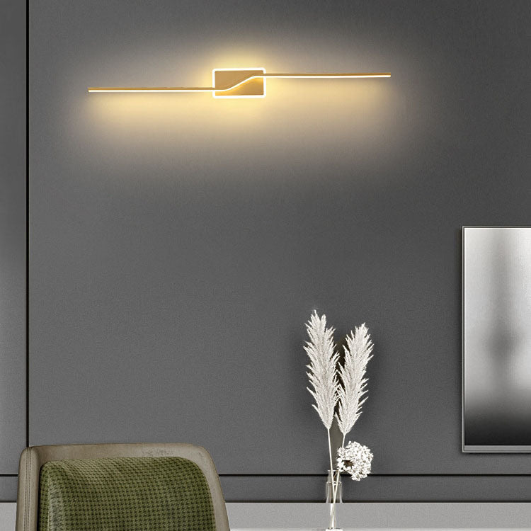 Bar Aluminum Silicone Acrylic LED Wall Sconce Lamp