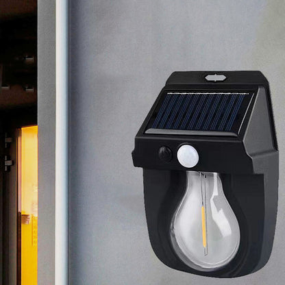 Solar Waterproof Human Sensor LED Wall Sconce Lamp