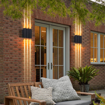 Arc Square LED Outdoor Waterproof LED Wall Sconce Lamp