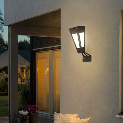 Intelligent Sensor LED Solar Waterproof Wall Sconce Lamp