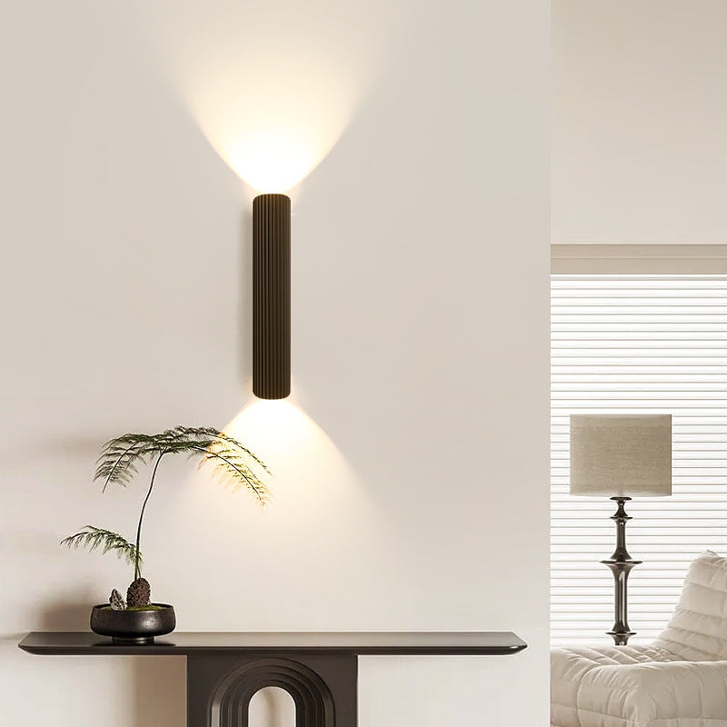 Aluminum Roman Column Design Iron LED Wall Sconce Lamp
