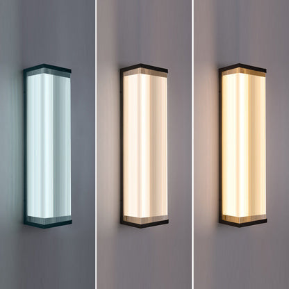 Waterproof Steel Acrylic LED Outdoor Wall Sconce Lamp