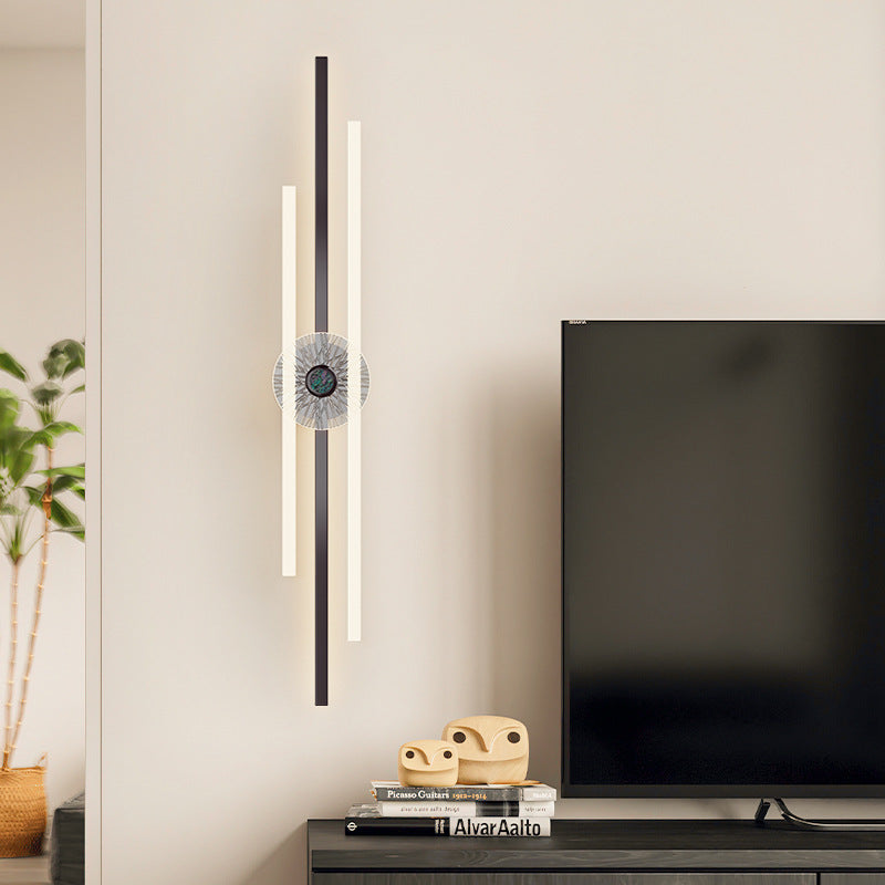 Long Strip Hardware Aluminum LED Wall Sconce Lamp