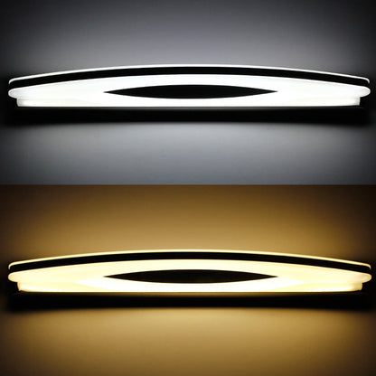 Simplicity Acrylic LED Vanity Mirror Front Wall Sconce Lamp
