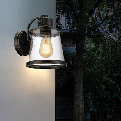 Iron Art Nostalgic Waterproof 1-Light Wall Sconce Lamp
