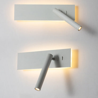 Rectangular Rotating Spotlight LED Wall Sconce Lamp