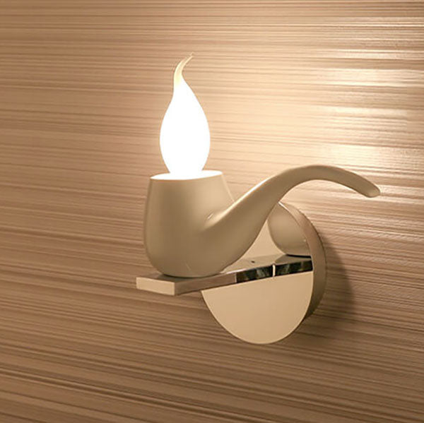 Creative Pipe Resin Hardware 1-Light Wall Sconce Lamp