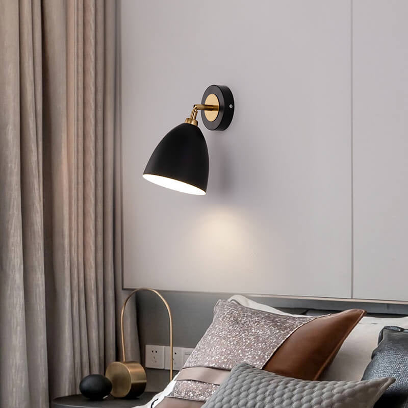 Iron Traditional Shape Shade 1-Light Wall Sconce Lamp