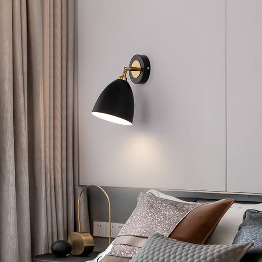 Iron Traditional Shape Shade 1-Light Wall Sconce Lamp