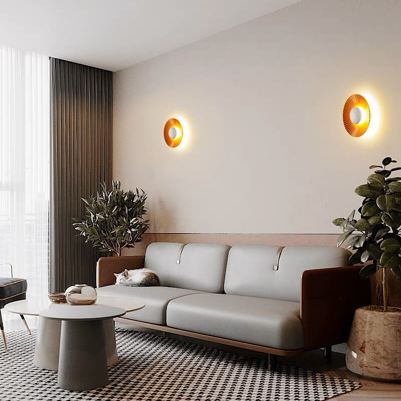 Creative Aluminum Shell Shade LED Wall Sconce Lamp