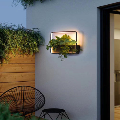 Aluminum Frame Outdoor Waterproof LED Wall Sconce Lamp