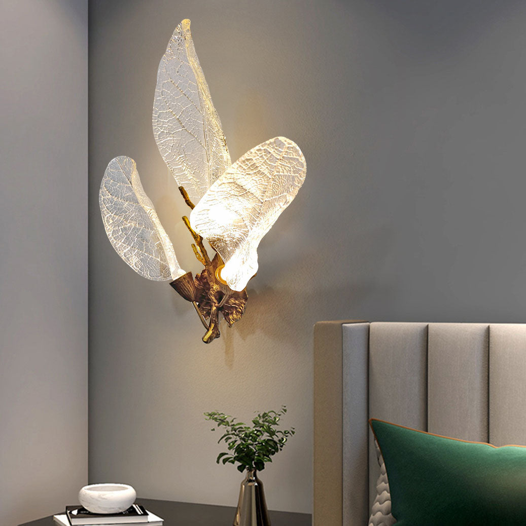 Light Luxury All-Copper Resin 2/3-Light Wall Sconce Lamp
