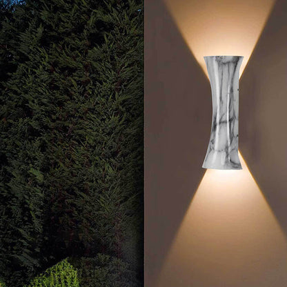 Waterproof Illuminated Aluminum Lens LED Wall Sconce Lamp
