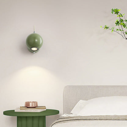 Scandinavian Sphere Cylinder Iron LED Wall Sconce Lamp
