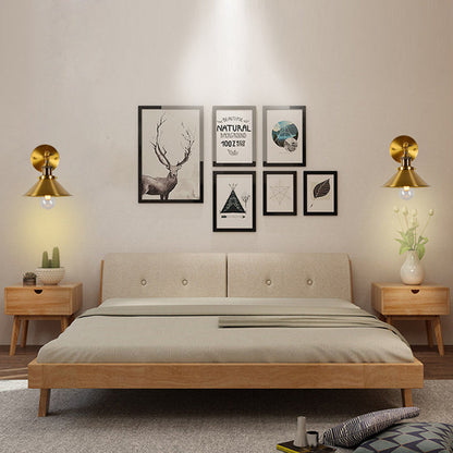 Retro Iron Cylinder Cone 1-Light Wall Sconce Lamp