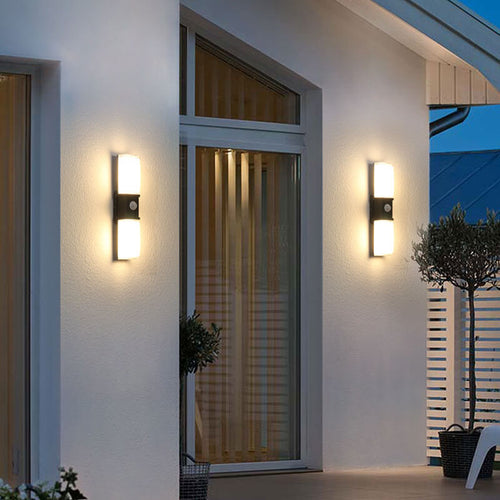 Rectangular Outdoor Waterproof LED Wall Sconce Lamp