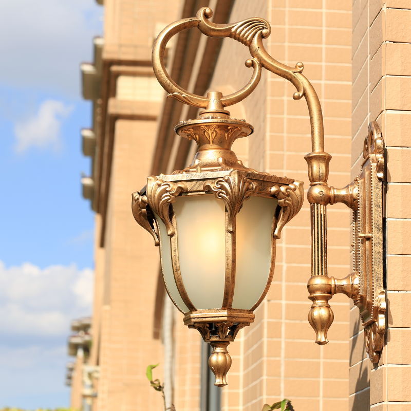 Aluminum 1-Light Outdoor Waterproof Wall Sconce Lamp
