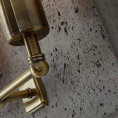 Scandinavian Iron Cement Plaster 2-Light Wall Sconce Lamp