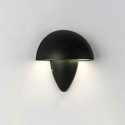 Waterproof Aluminum Mushroom LED Outdoor Wall Sconce Lamp