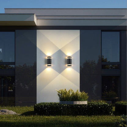 Waterproof Up And Down Luminous Spotlight Wall Sconce Lamp