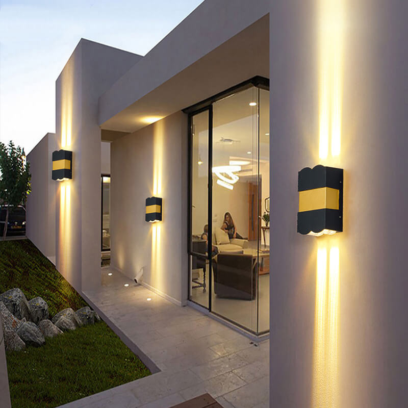 Rectangular Waterproof Outdoor Patio Wall Sconce Lamp