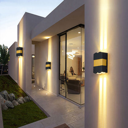 Rectangular Waterproof Outdoor Patio Wall Sconce Lamp