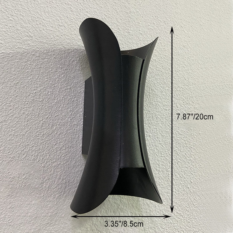 Waterproof Rectangle Aluminum LED Wall Sconce Lamp