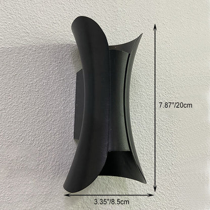 Waterproof Rectangle Aluminum LED Wall Sconce Lamp
